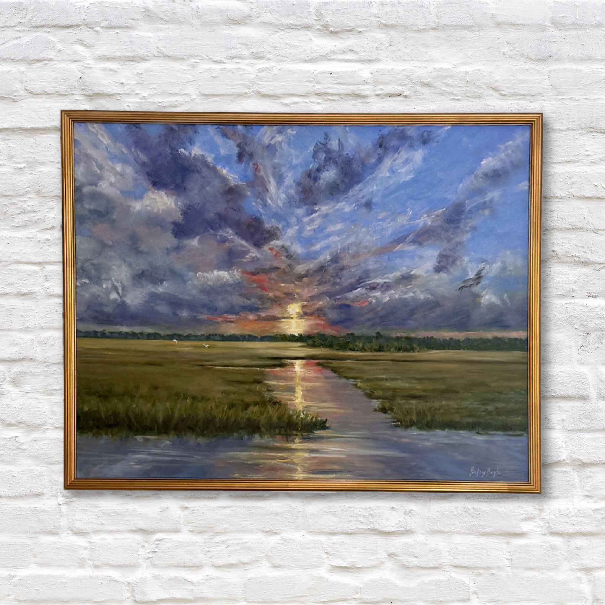 lowcountry marsh painting original art by Betsy Boyle artist
