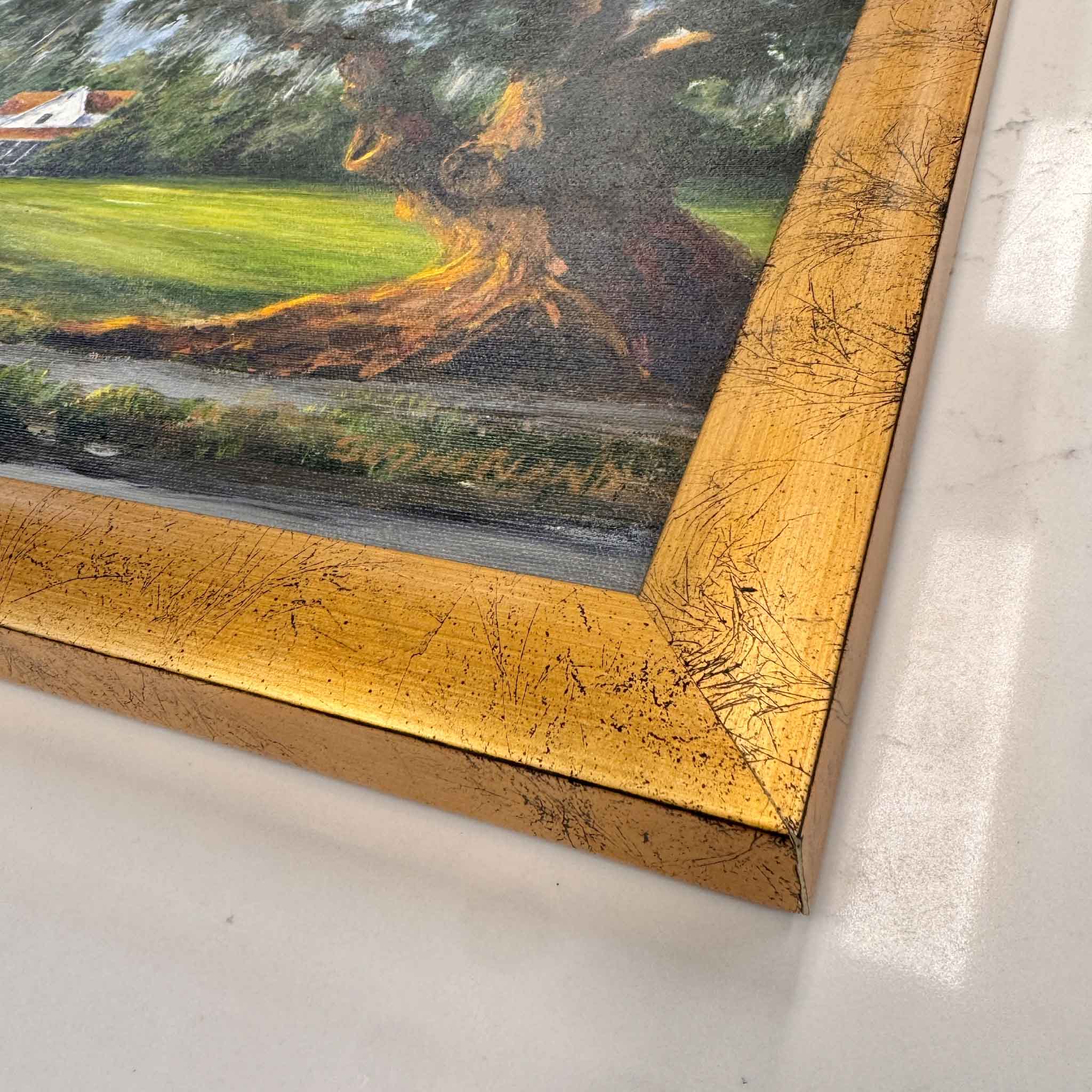 original art lowcountry oil painting live oak tree mcclellanville sc