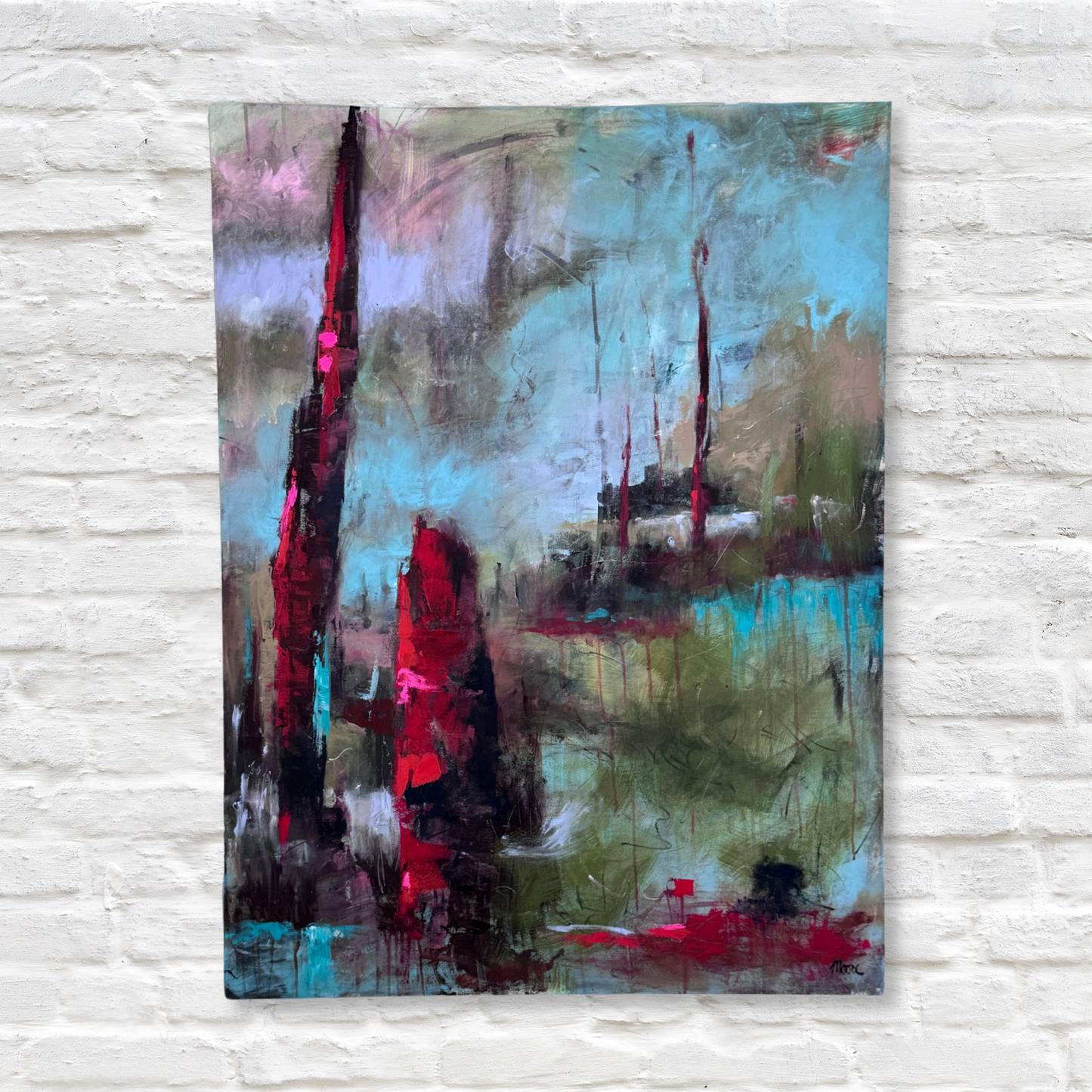 Gray Man Gallery_abstract acrylic painting