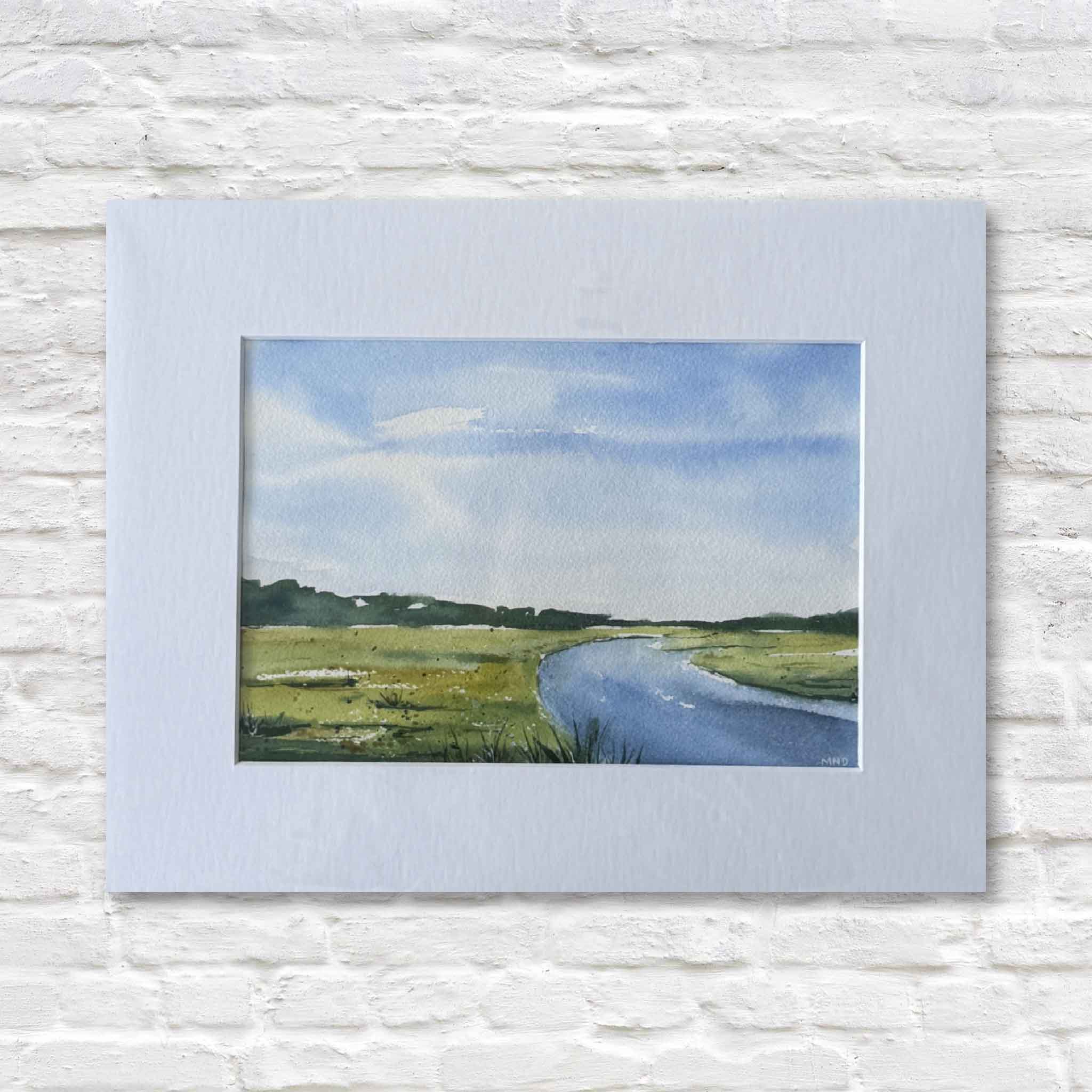 lowcountry marsh watercolor