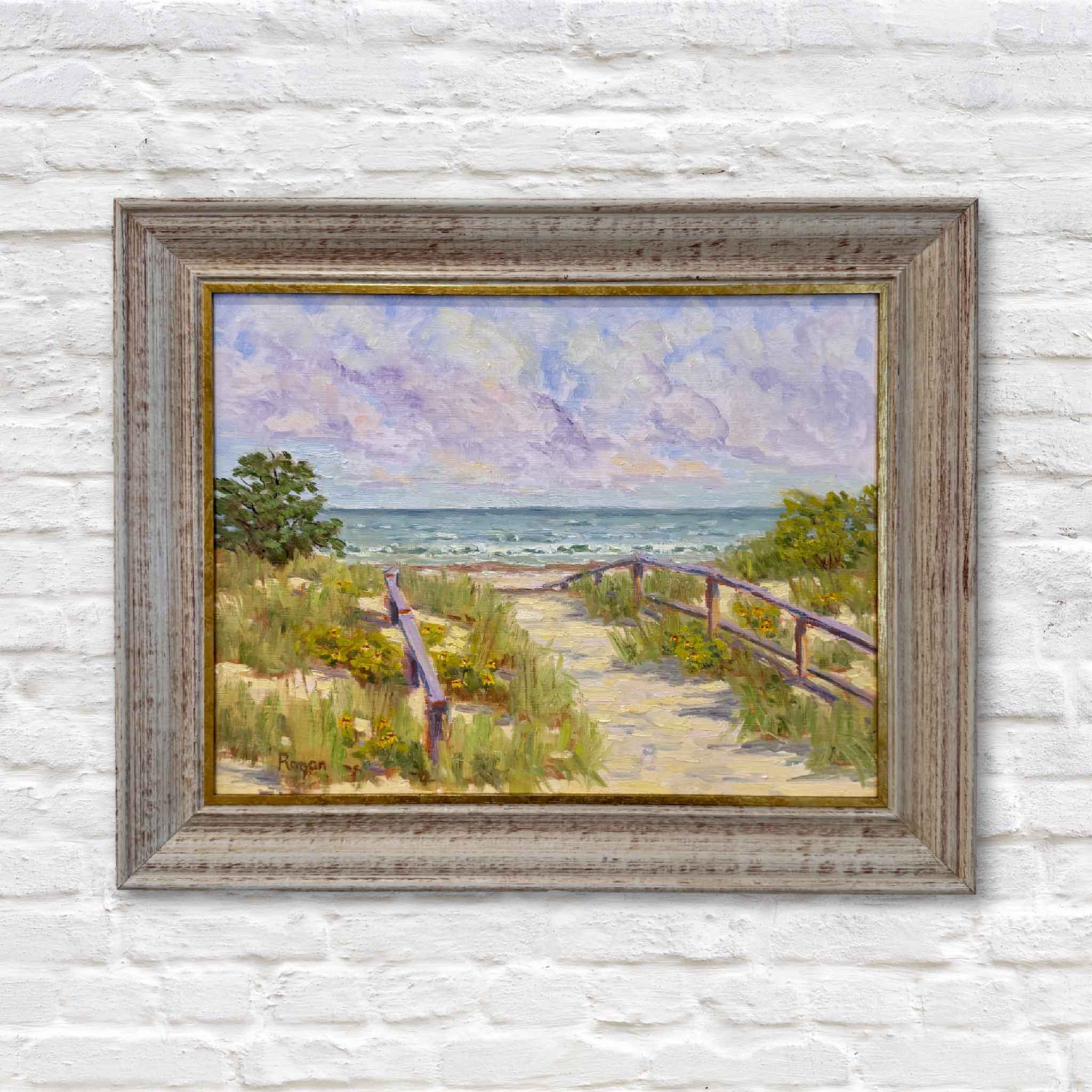 peaceful lowcountry beach walkway Pawleys Island art