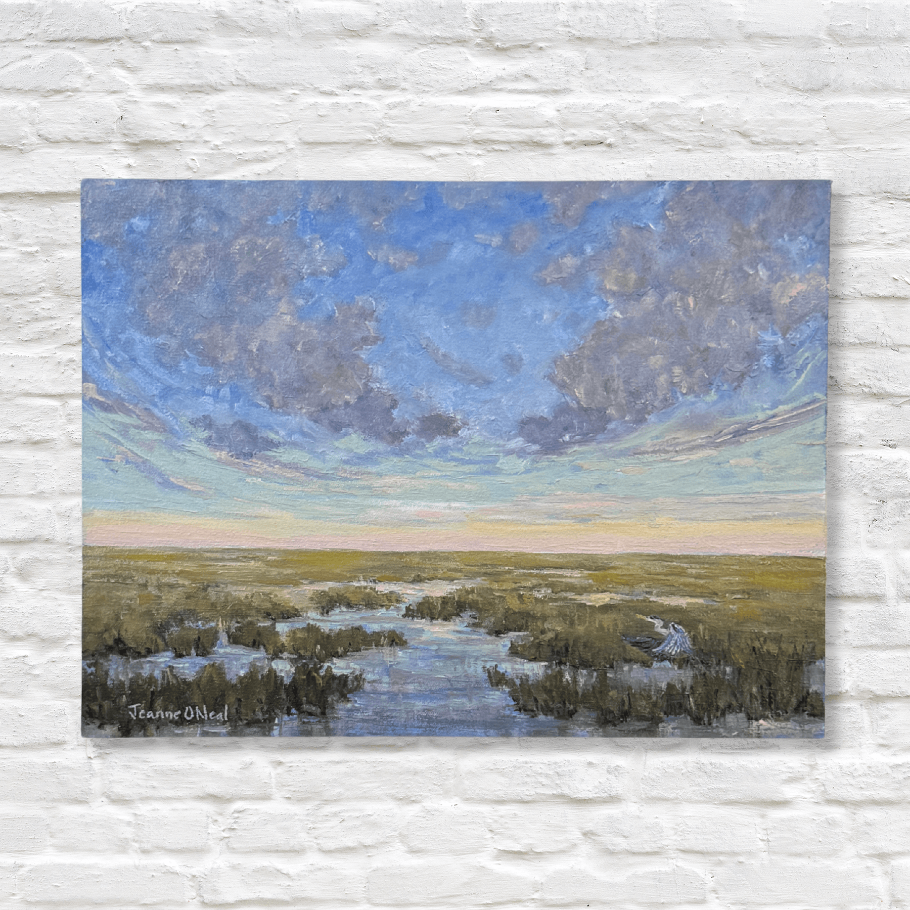 oil painting of lowcountry marsh