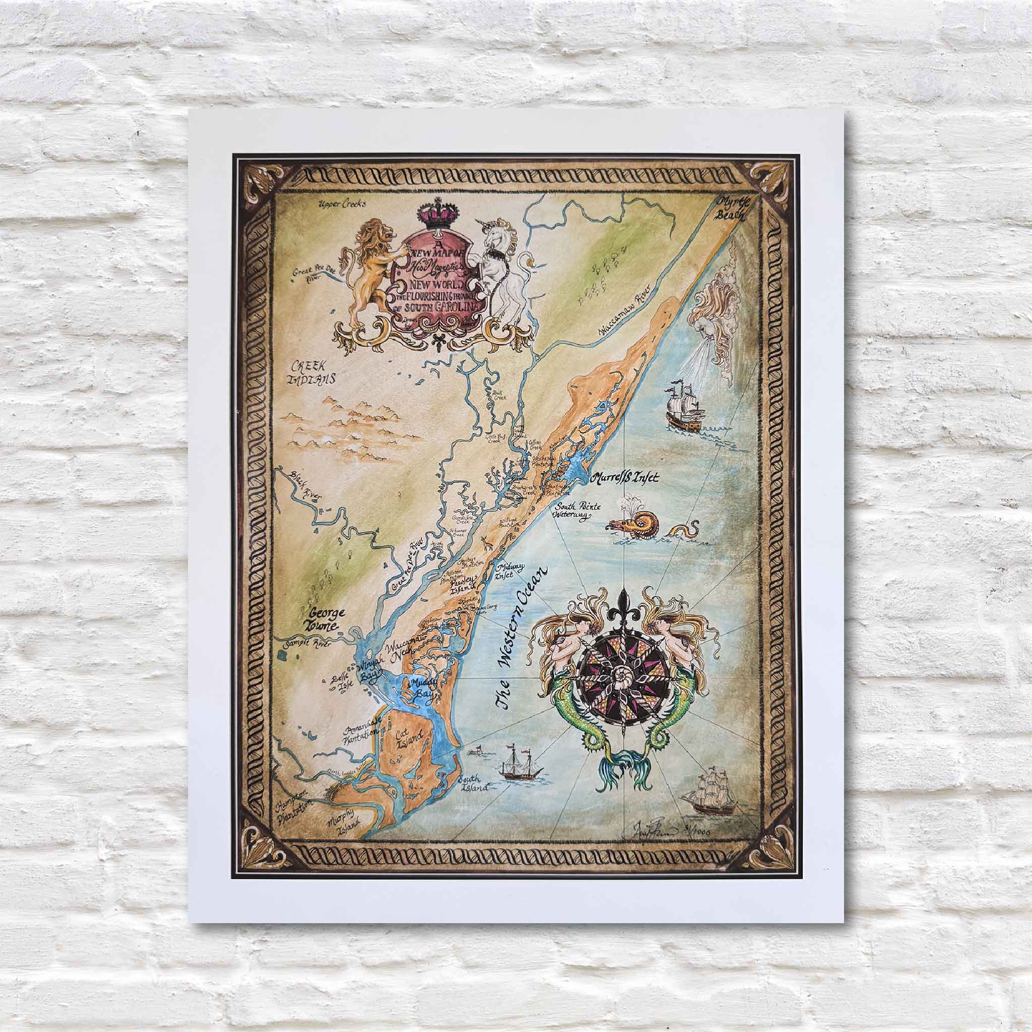 Old Georgetown Map (14.x18.)