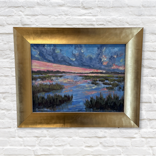lowcountry marsh oil painting