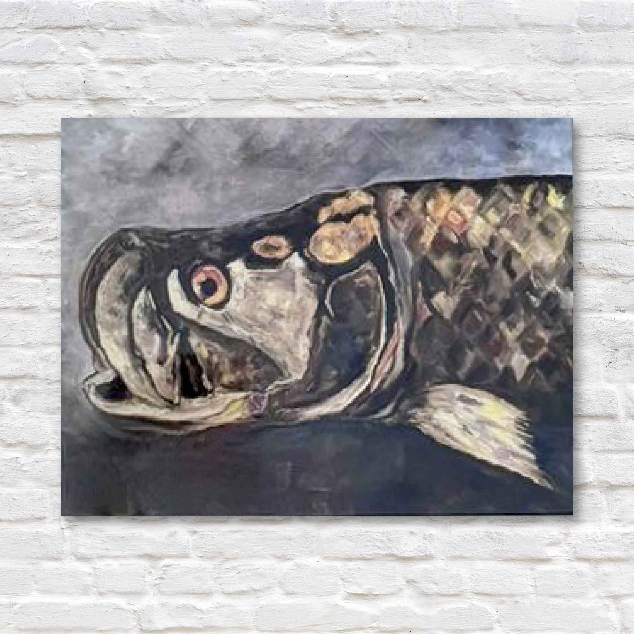 This bold set of notecards features her striking close-up portrait of a tarpon