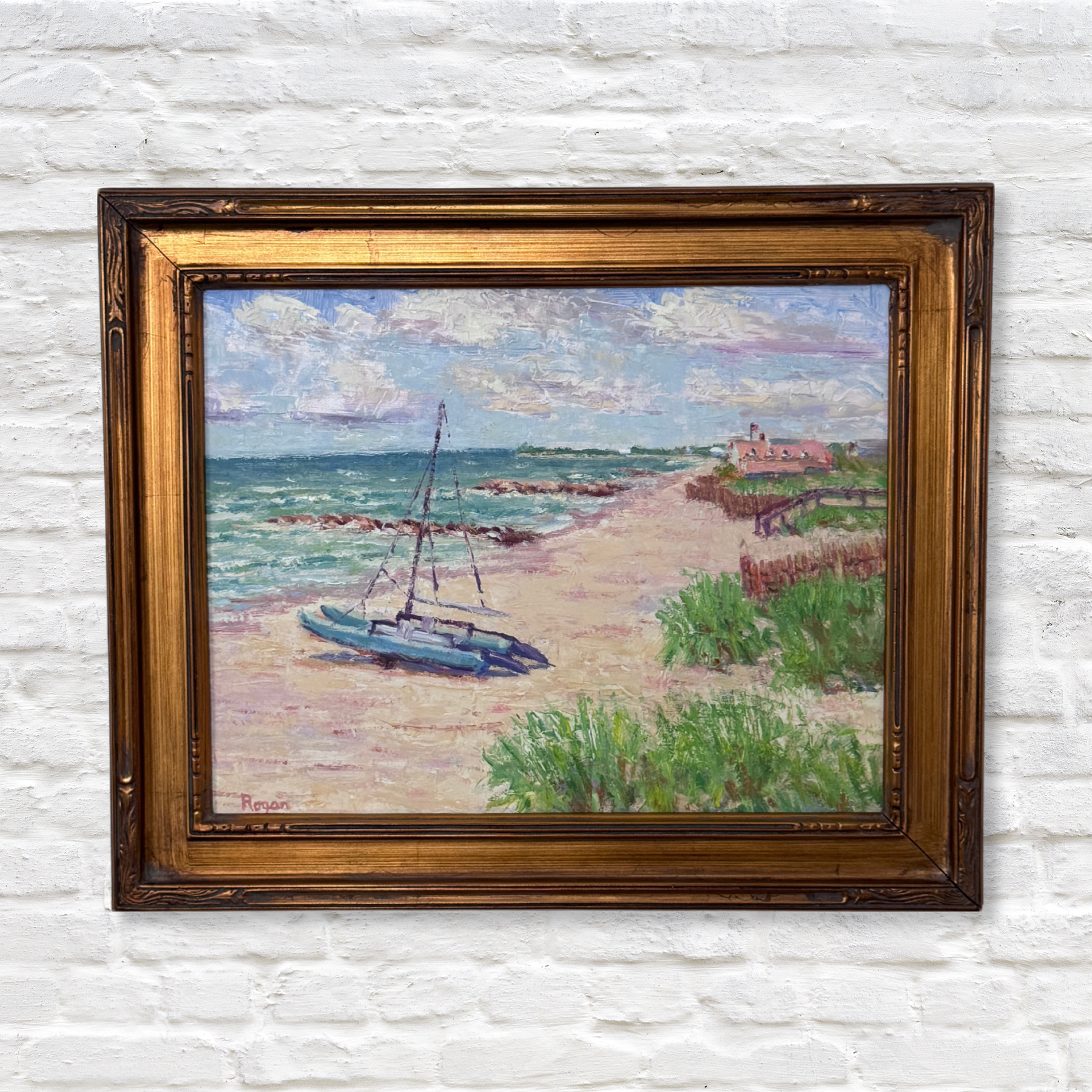 Gray Man Gallery_beach oil painting