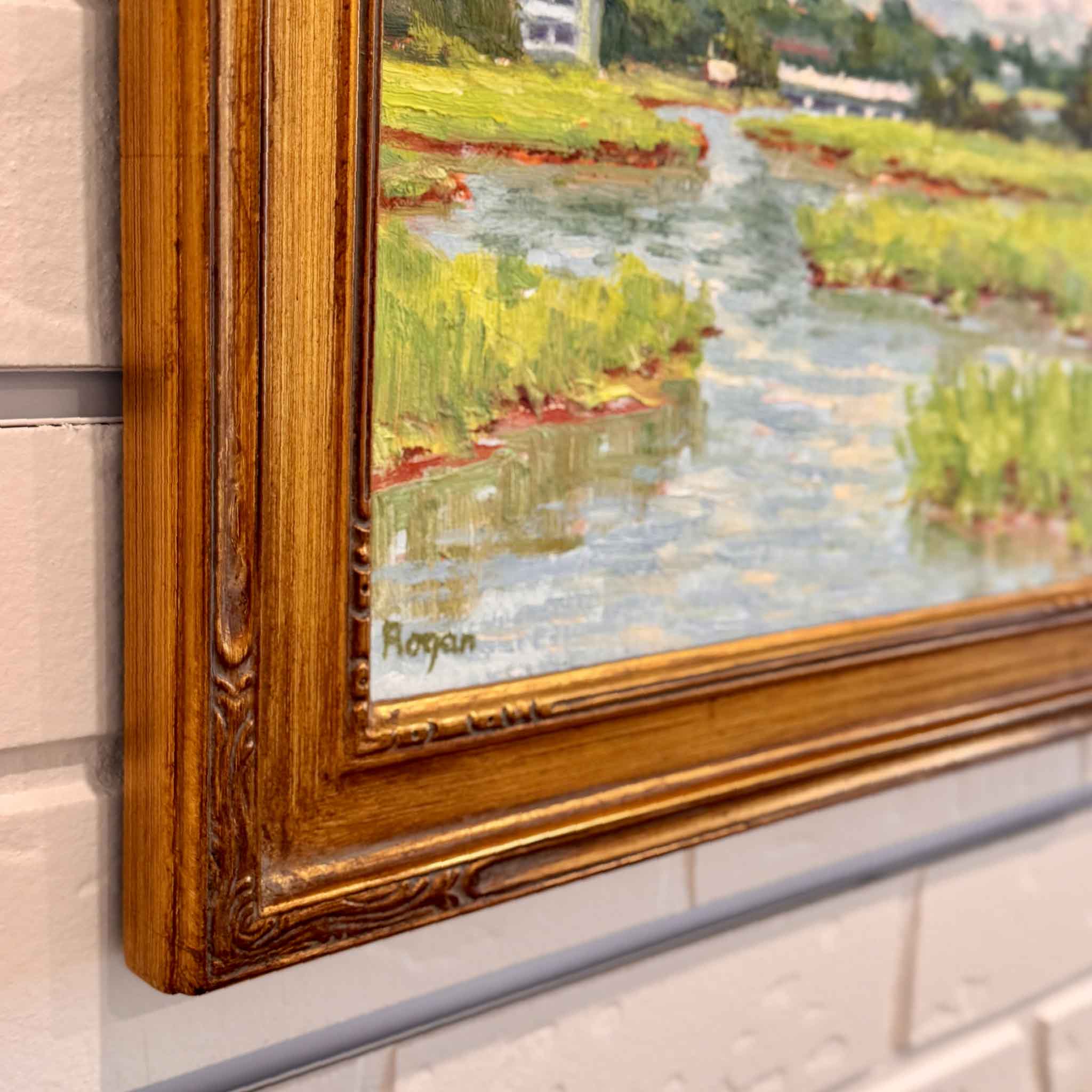 marsh oil painting in Litchfield South Carolina Pawleys Island