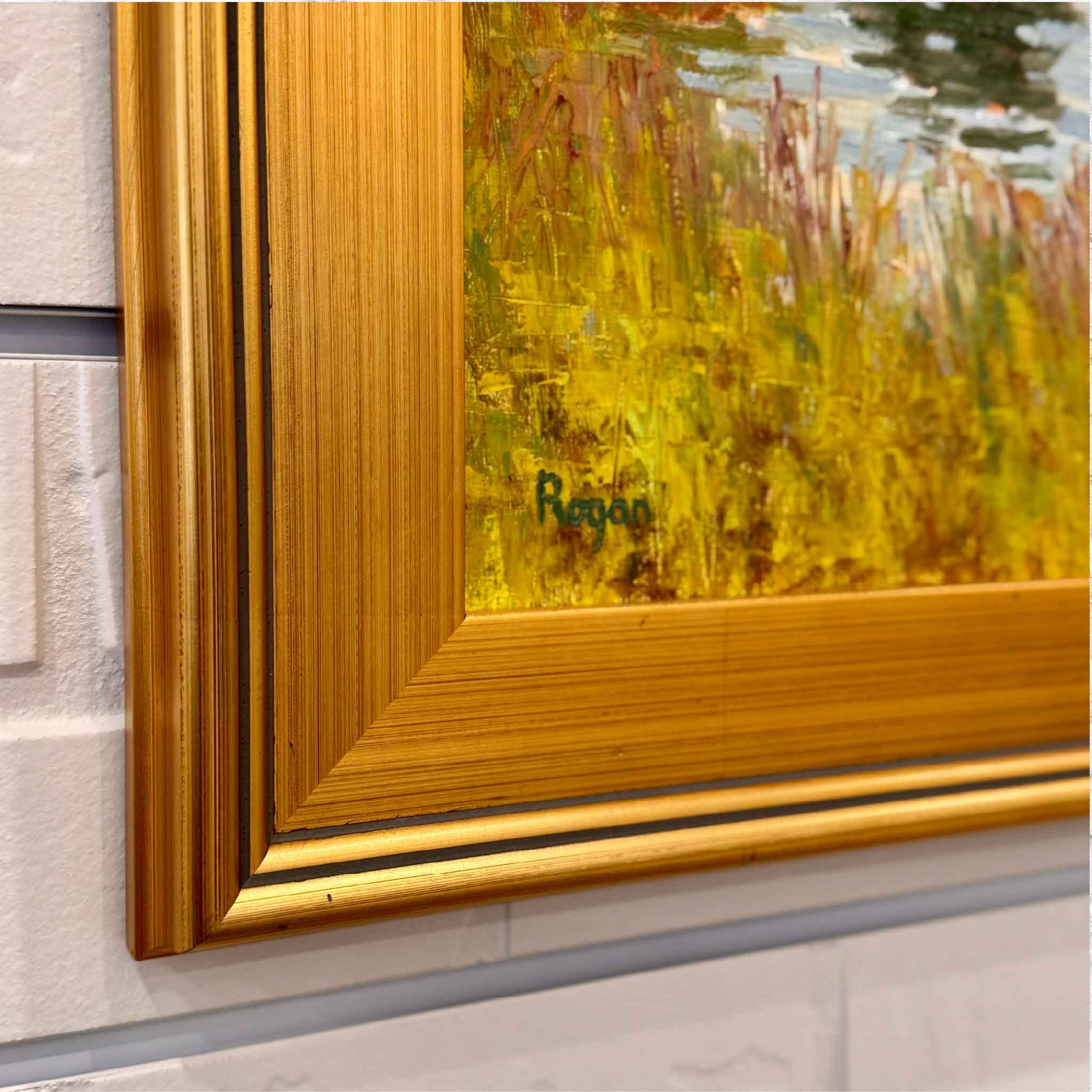 fall marsh painting by local artist Georgetown South Carolina Pawleys Island