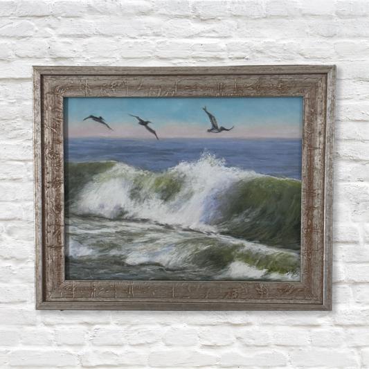 Gray Man Gallery_ocean pastel artwork