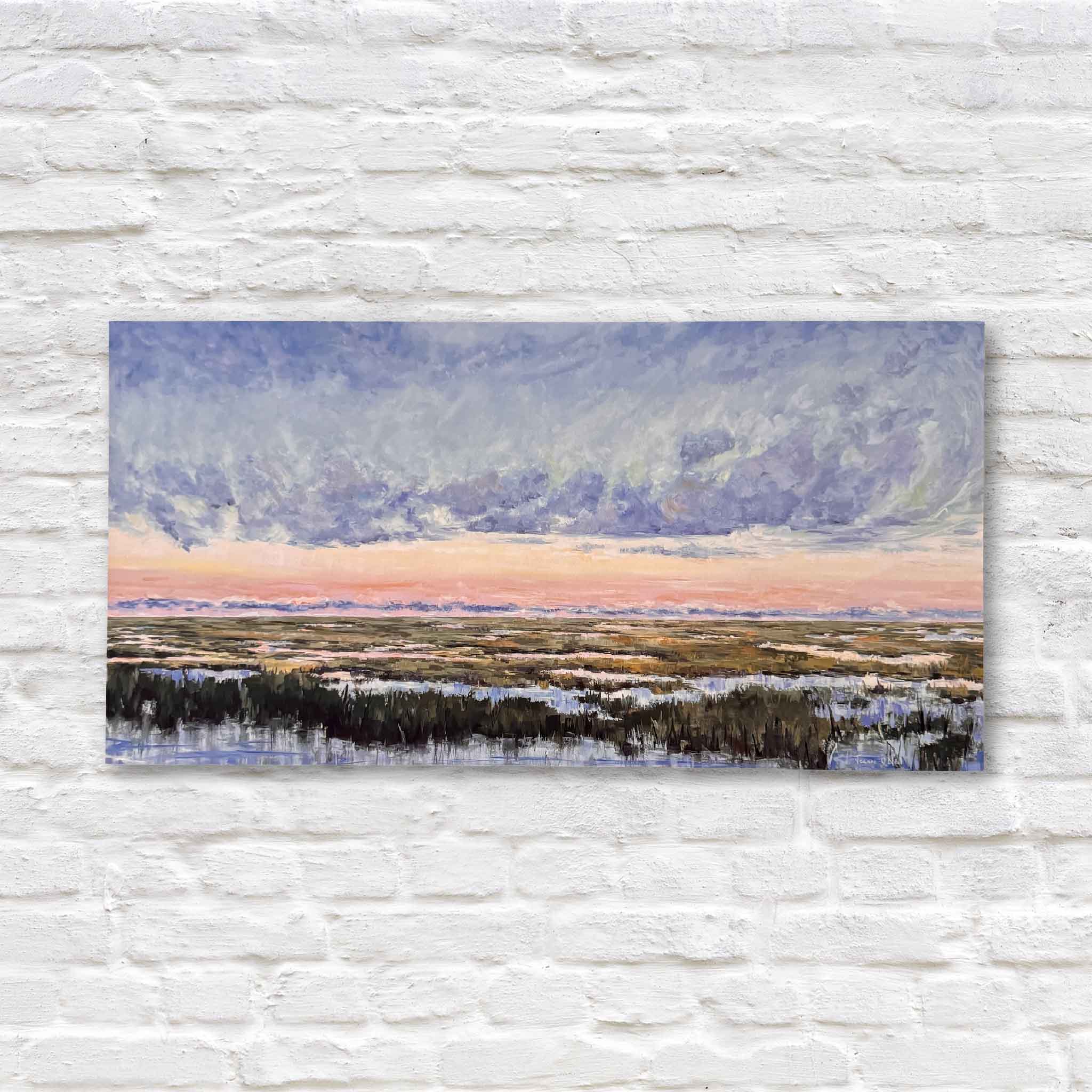 beautiful lowcountry marsh print of original painting