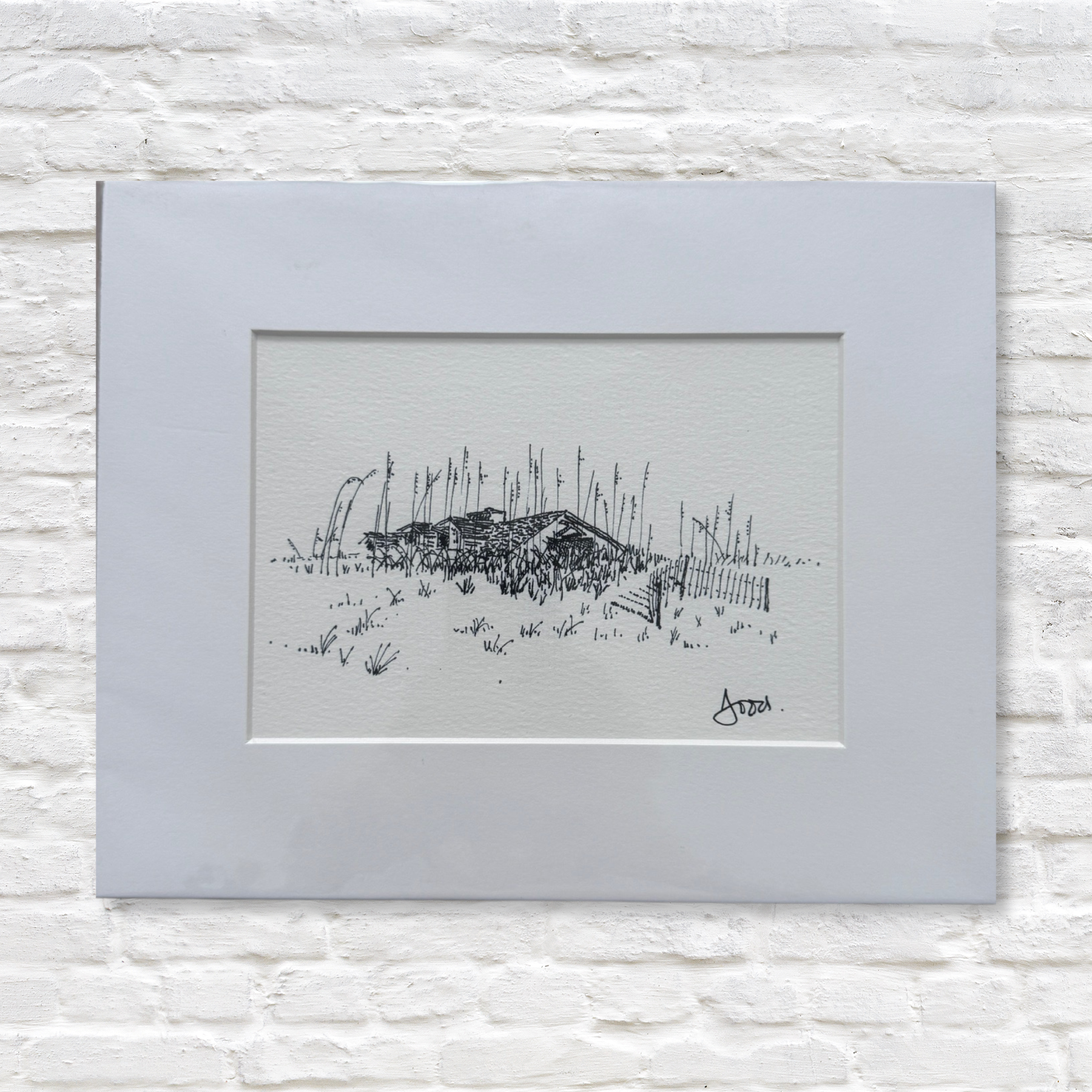 Gray Man Gallery_beach sketch print