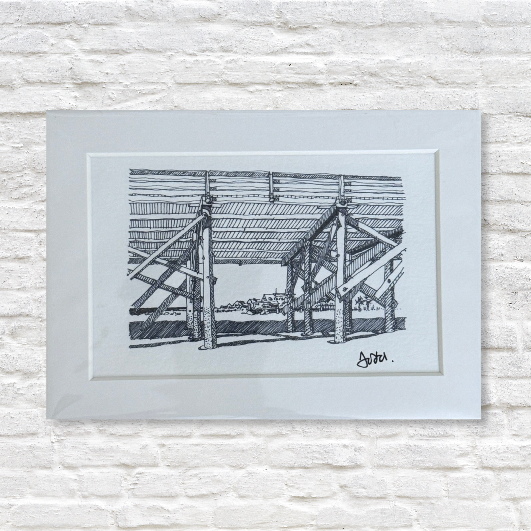 Gray Man Gallery_beach sketch print