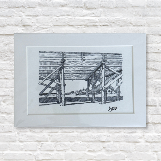 Gray Man Gallery_beach sketch print