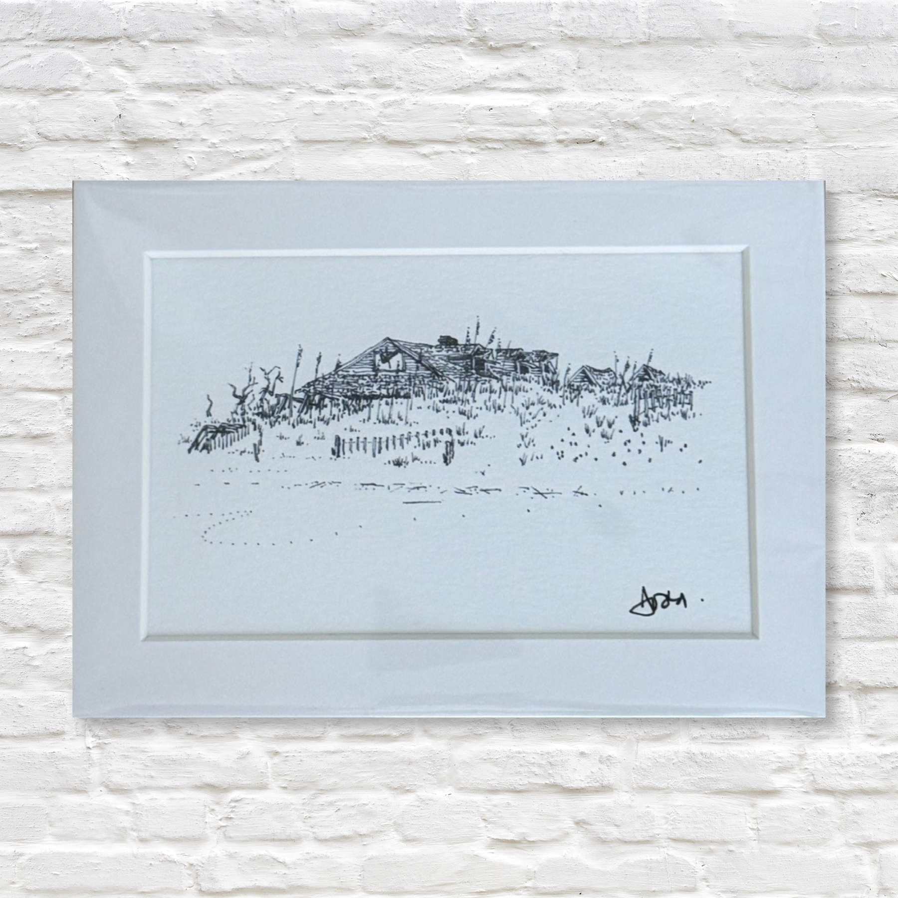Gray Man Gallery_beach sketch print