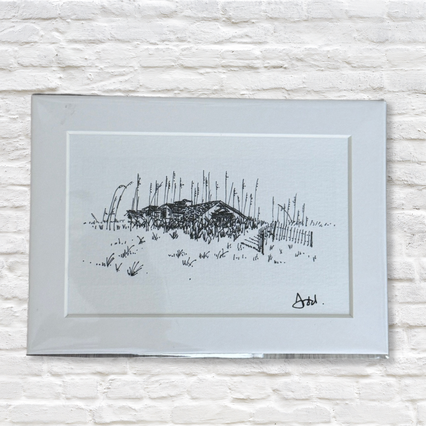 Gray Man Gallery_beach sketch print