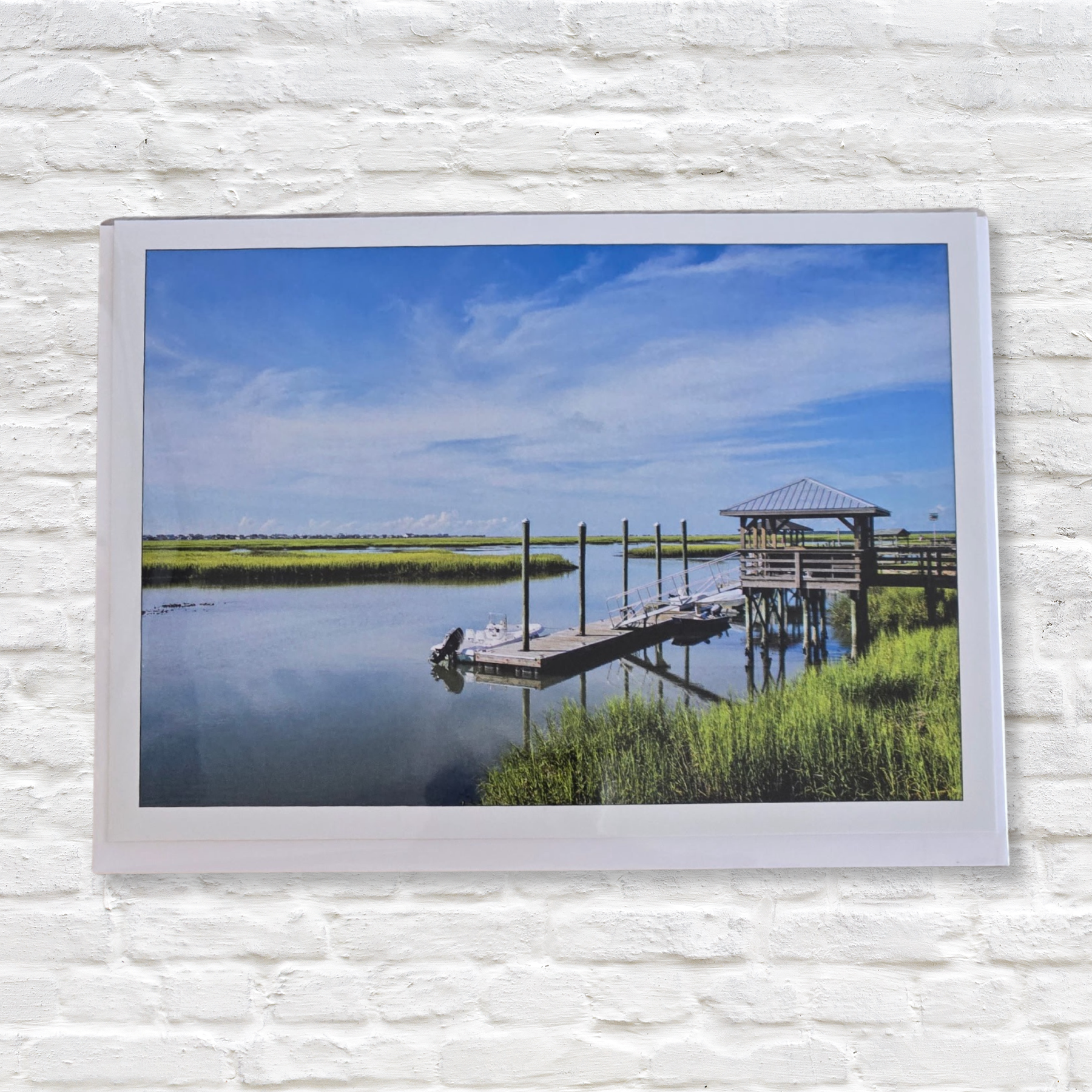 Gray Man Gallery_Dock at Murrells Inlet notecard