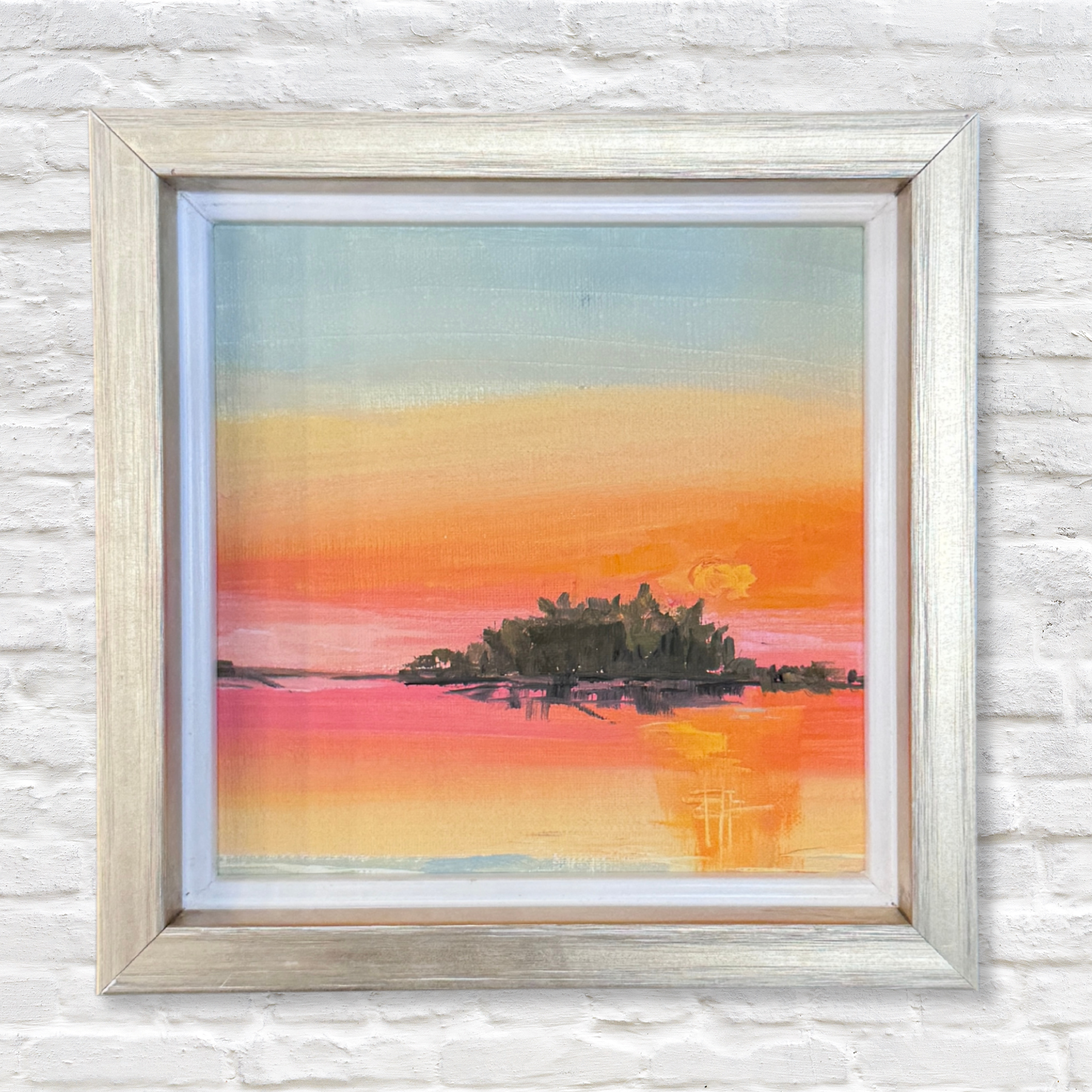 lowcountry marsh sunrise oil painting