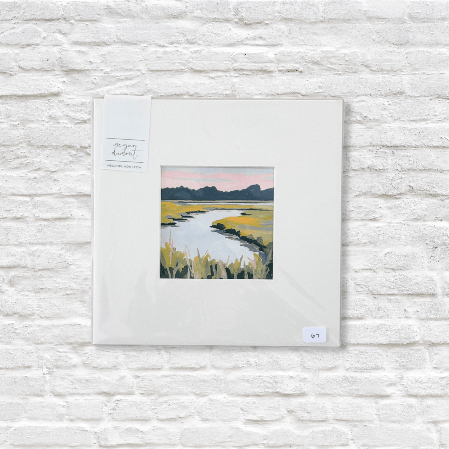 goauche artwork of lowcountry marsh