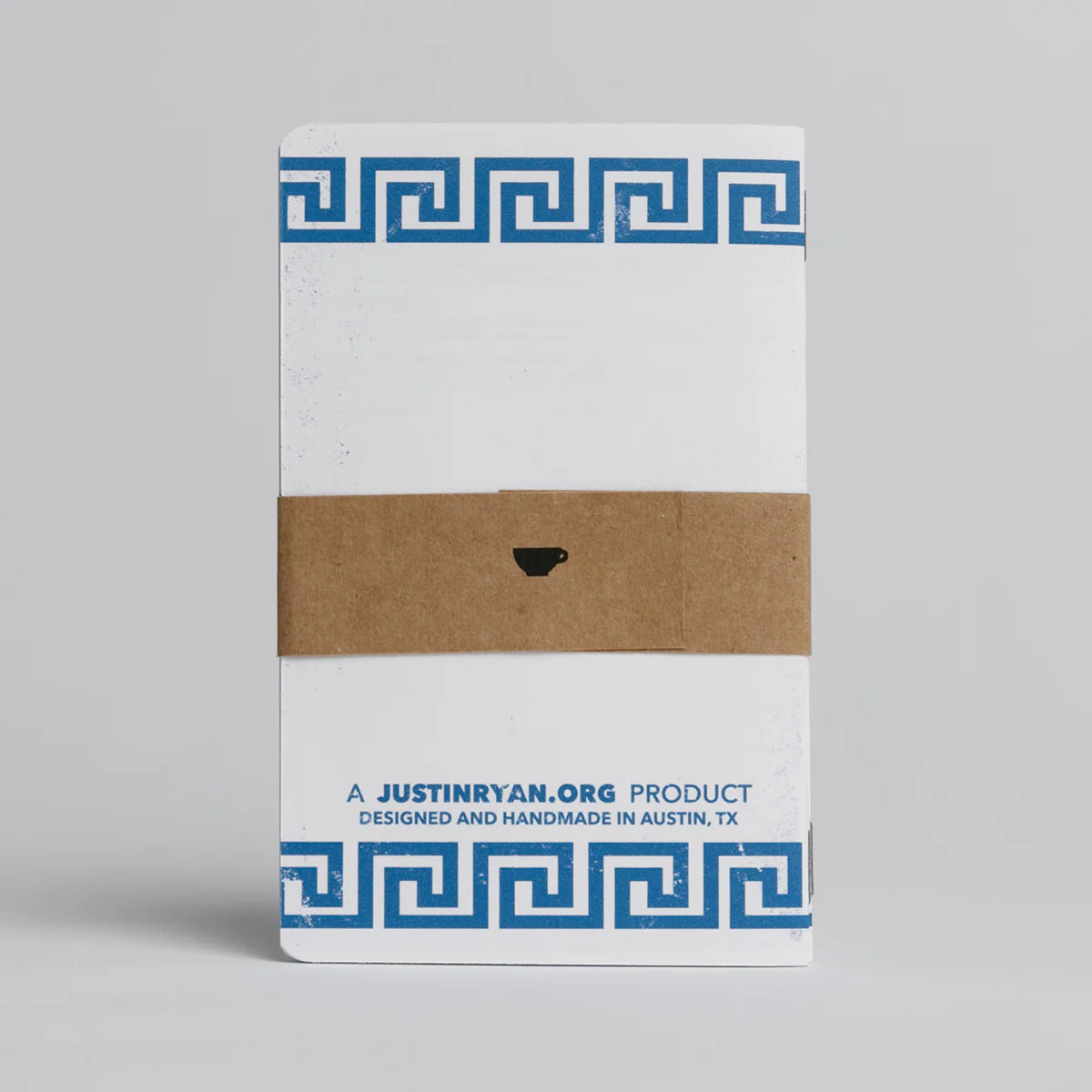 Back of Coffee Log Book coffee journal set for tracking favorite coffee shops, espresso drinks, cold brews, and café discoveries while visiting Pawleys Island, Georgetown, and the South Carolina Lowcountry. Available at Gray Man Gallery.