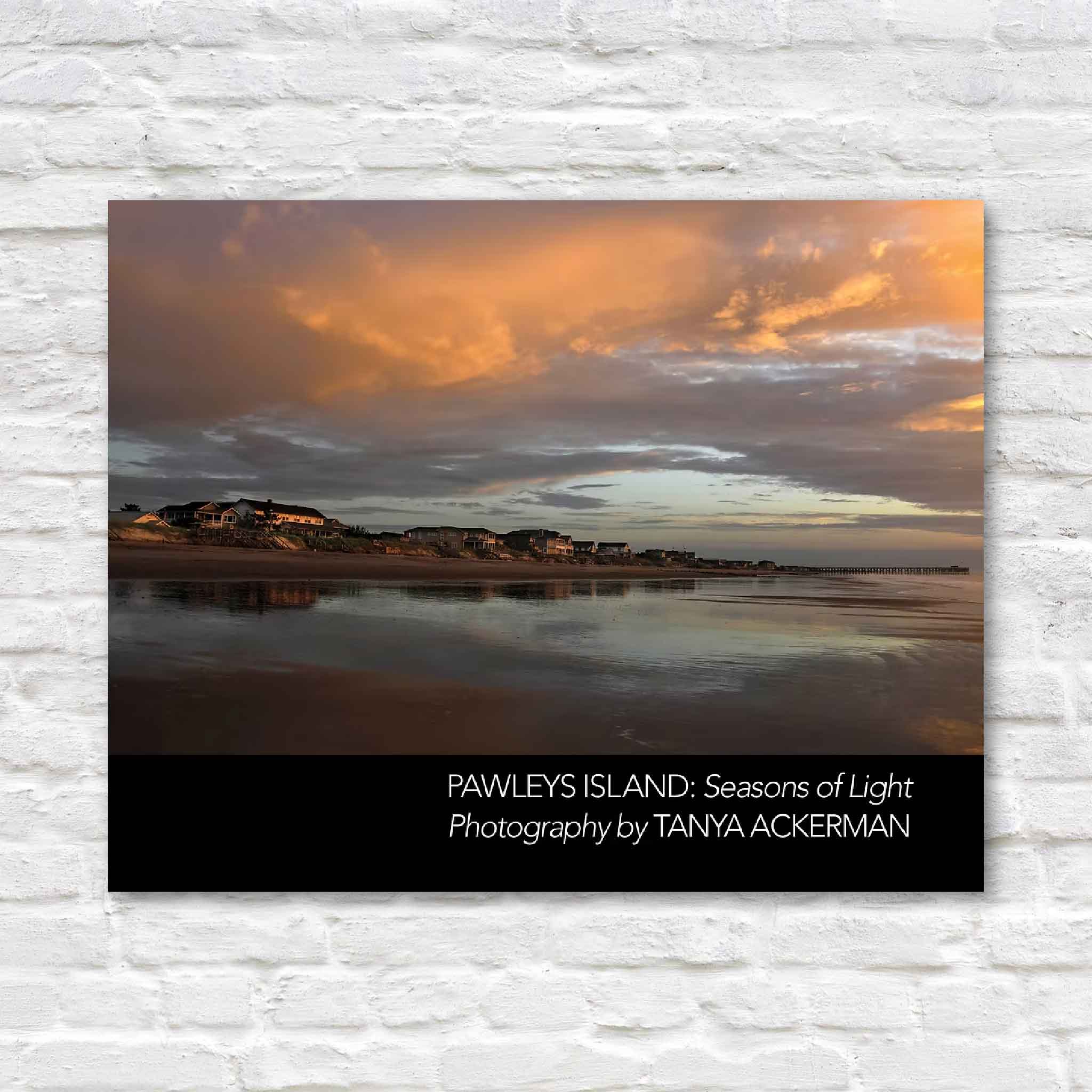 Pawleys Island: Seasons of Light photography book by local artist Tanya Ackerman featuring a dramatic Lowcountry beach scene, available at Gray Man Gallery.